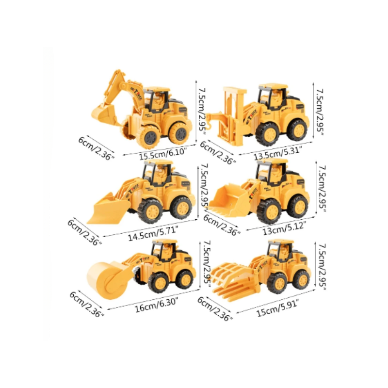 Graafmachines Speelset – Bouwvoertuigen Speelgoed (2–5 jaar)