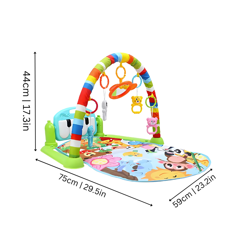 Interactieve Muziek Speelmat voor Baby’s – Stimuleert Ontwikkeling, Zintuigen & Motoriek