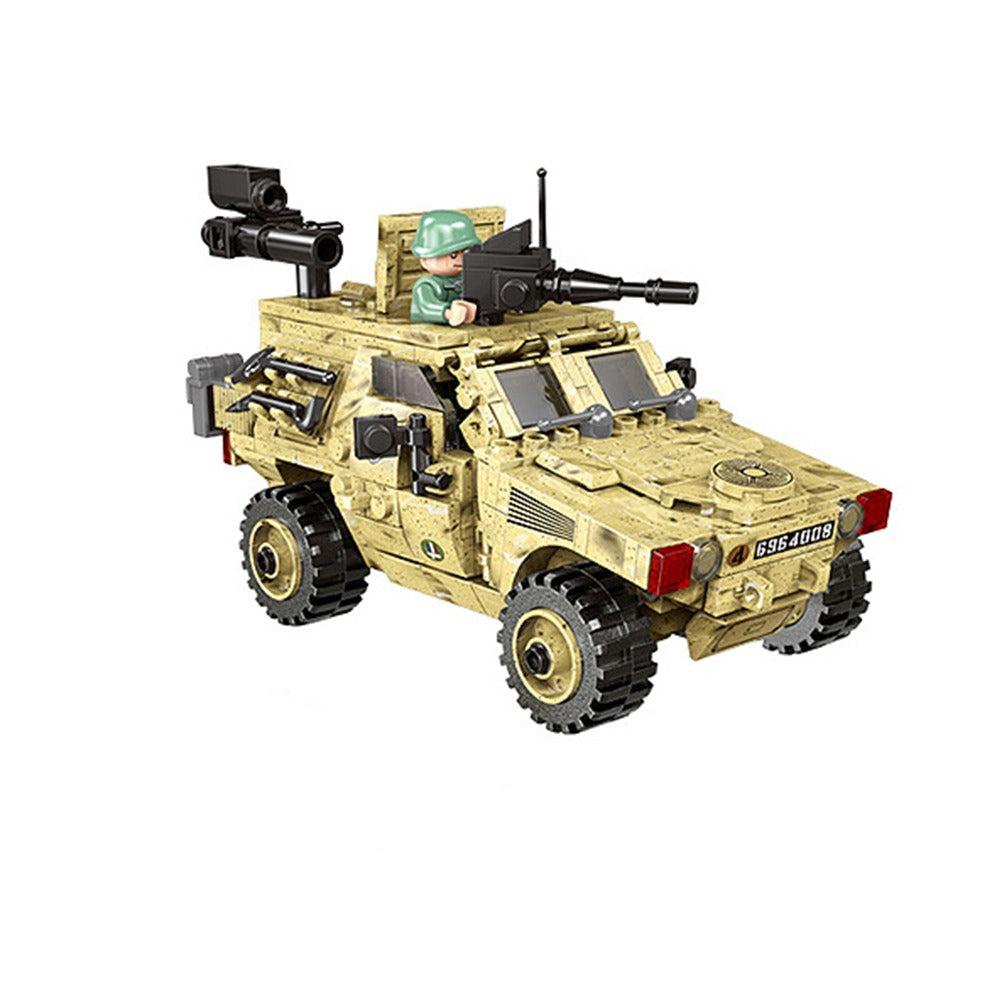 Legertruck Bouwset voor Kids – 265-delig Militair Speelgoed voor Jongens en Meisjes
