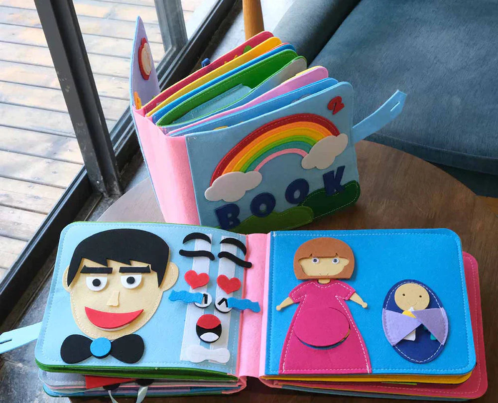 Montessori Activiteitenboek Peuter – Interactief Viltboek 2–5 Jaar