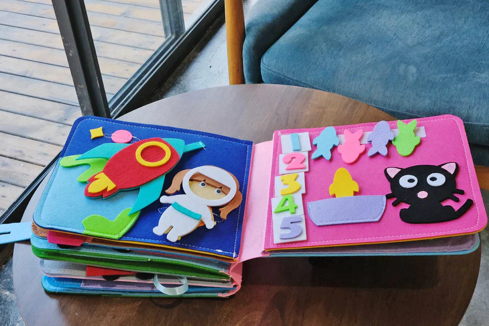 Montessori Activiteitenboek Peuter – Interactief Viltboek 2–5 Jaar