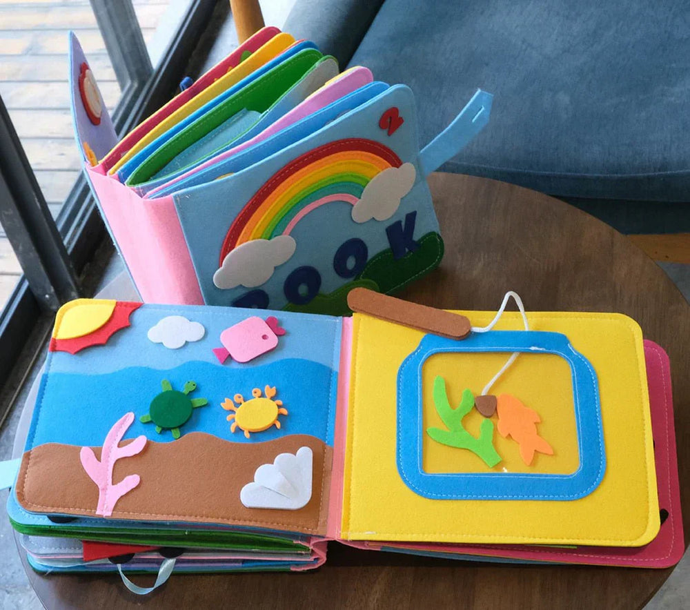 Montessori Activiteitenboek Peuter – Interactief Viltboek 2–5 Jaar
