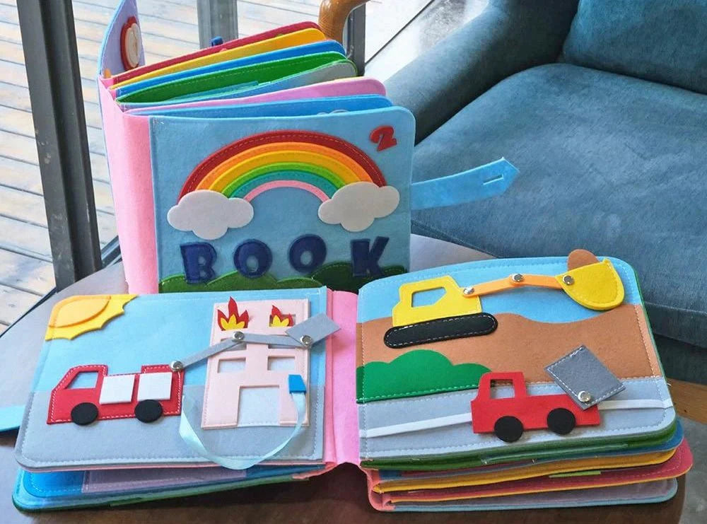 Montessori Activiteitenboek Peuter – Interactief Viltboek 2–5 Jaar