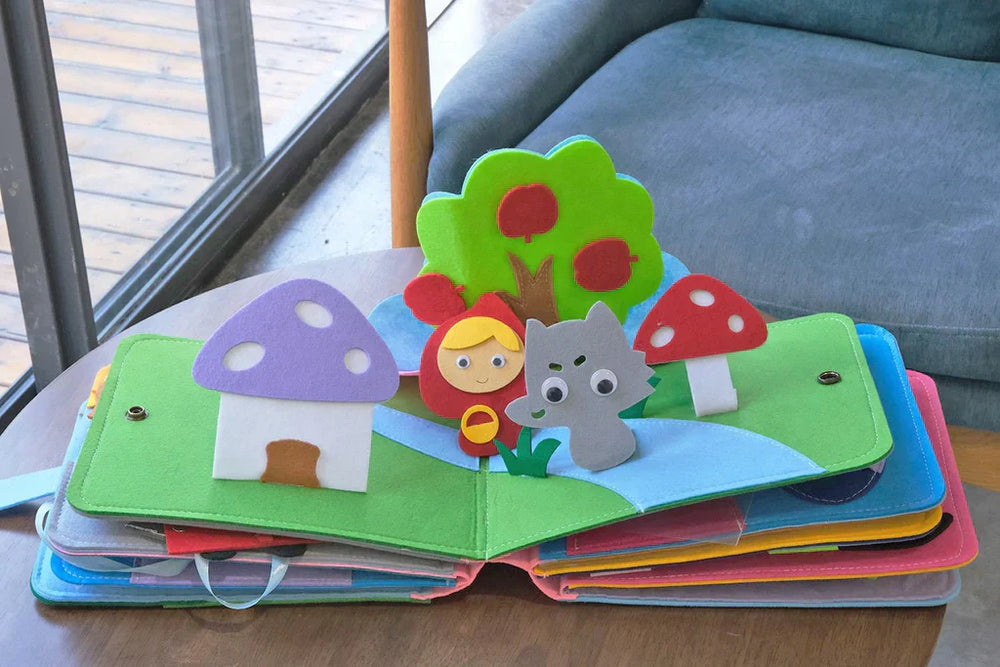 Montessori Activiteitenboek Peuter – Interactief Viltboek 2–5 Jaar
