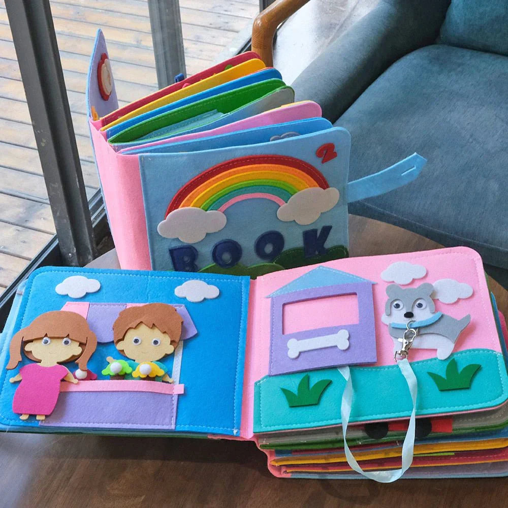 Montessori Activiteitenboek Peuter – Interactief Viltboek 2–5 Jaar