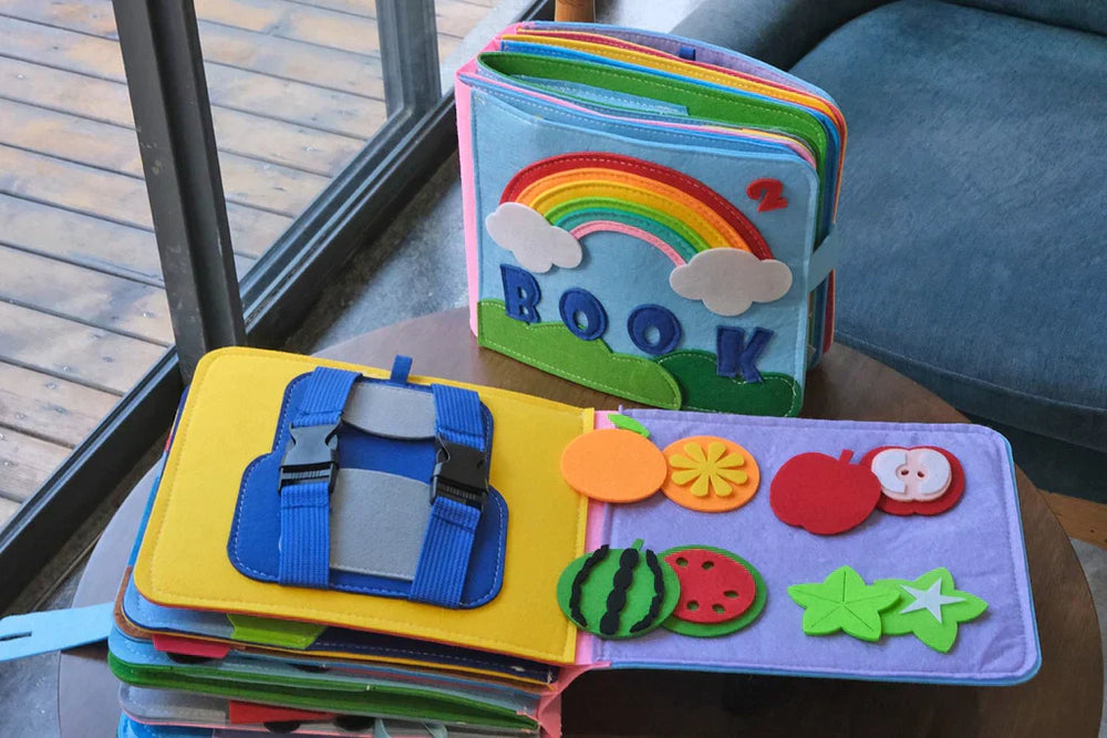 Montessori Activiteitenboek Peuter – Interactief Viltboek 2–5 Jaar