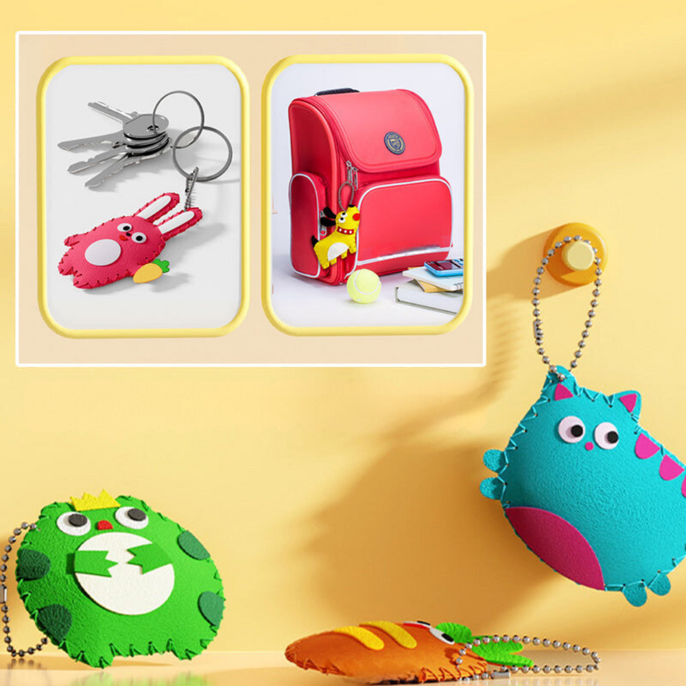 Creatieve Naaikit voor Kinderen – Complete Dieren Knutselset met Garen & Naalden (5+ jaar)