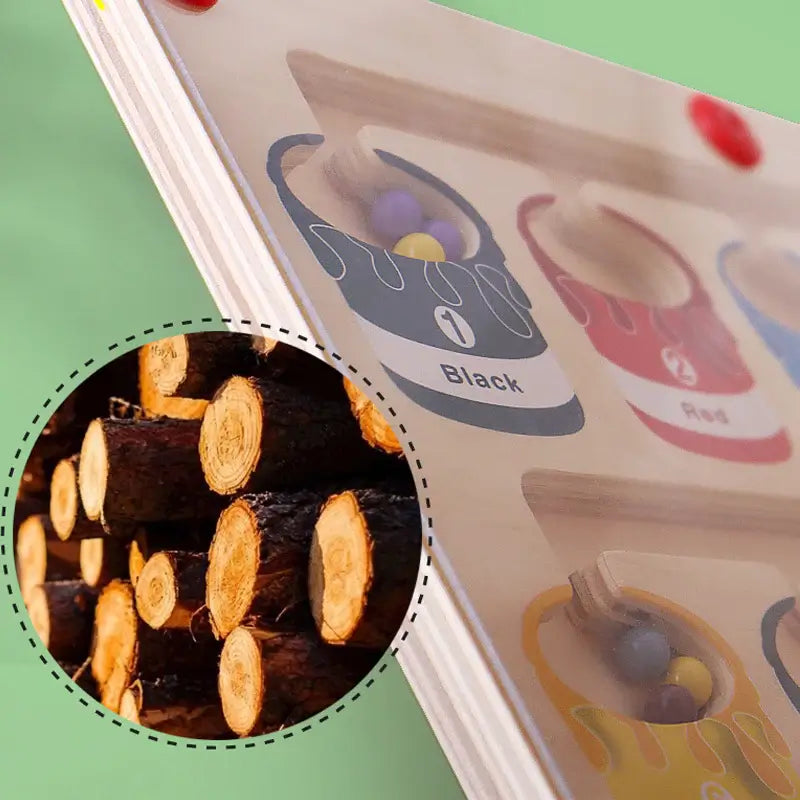 MindPath Magnetisch Leerbord – Montessori Speelgoed voor Kleuters | Leren, Kleuren & Motoriek Ontwikkelen