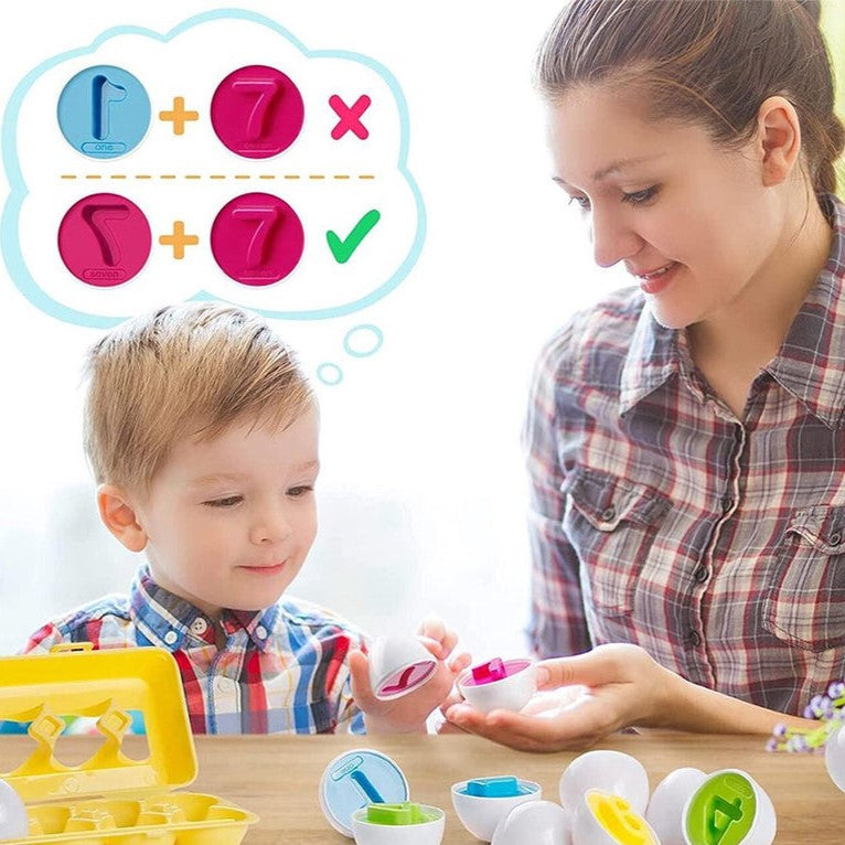 ShapeNest Eierpuzzel – Educatief Speelplezier voor Kinderen 1-4 jaar