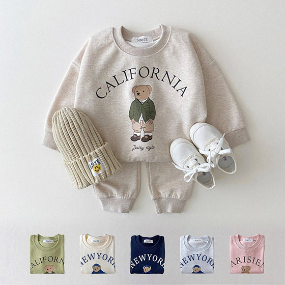 2-delige top & broek Big City-set – Comfortabel, schattig en perfect voor dagelijkse avonturen