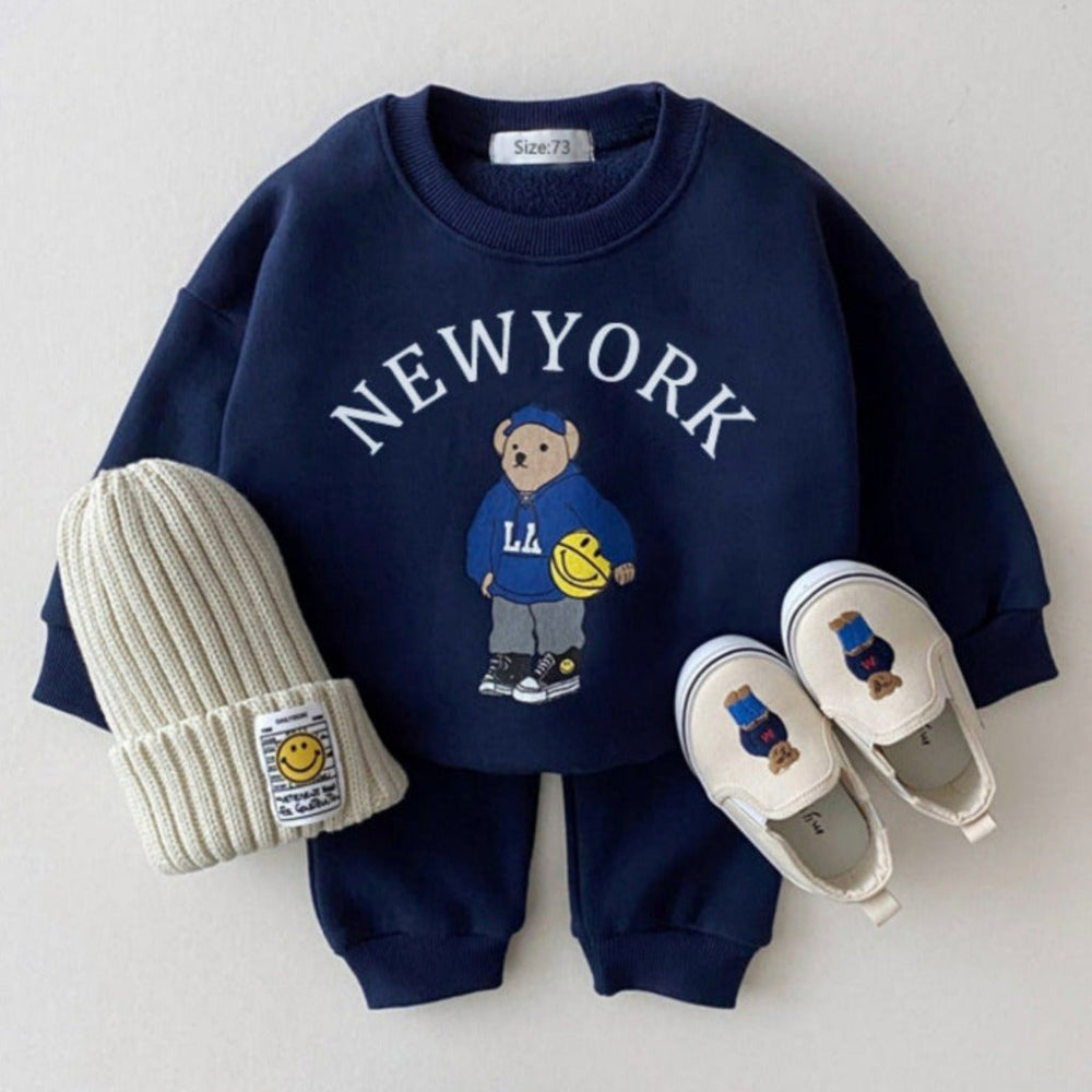 2-delige top & broek Big City-set – Comfortabel, schattig en perfect voor dagelijkse avonturen