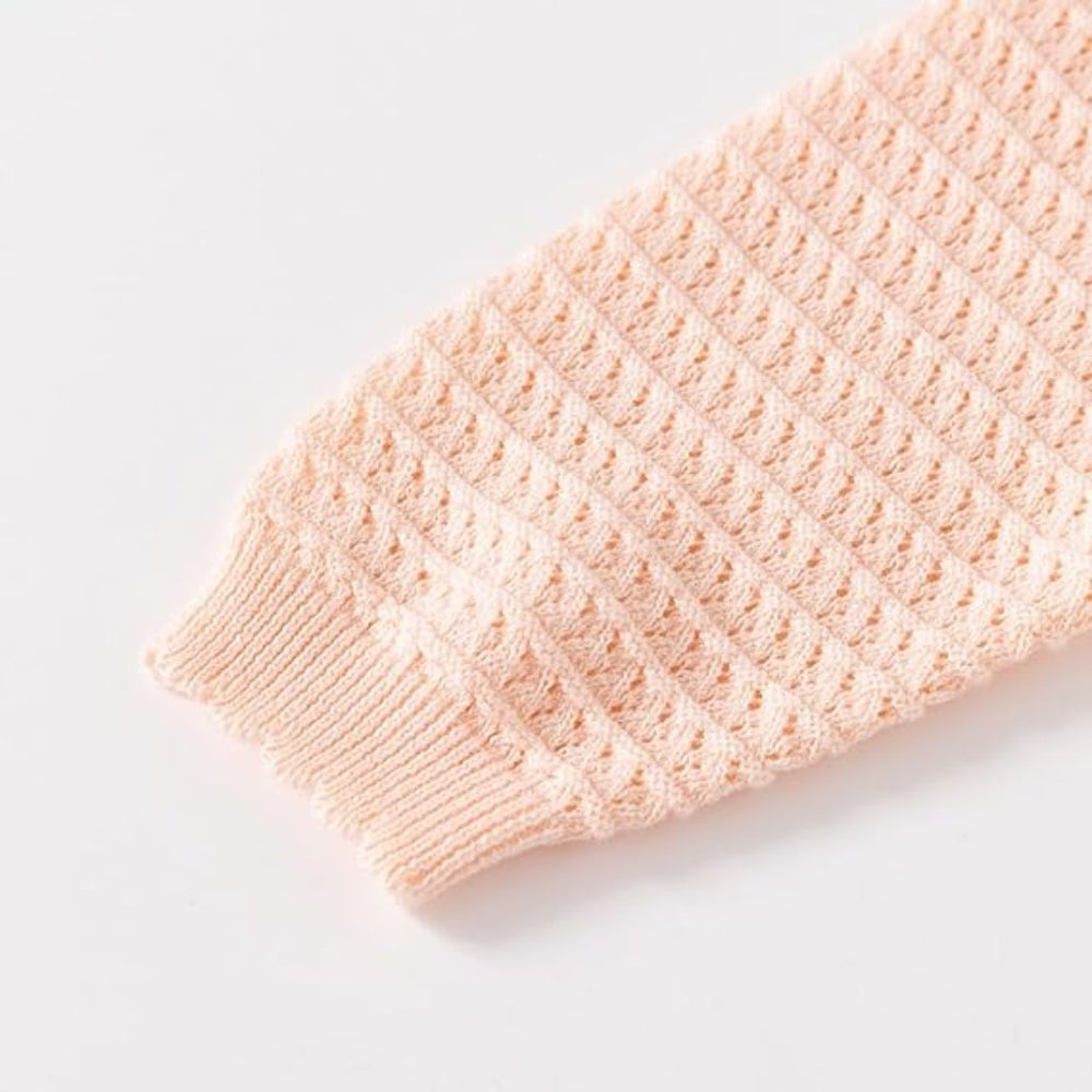Bloemen Baby Meisjes Vest – Zacht Gebreid Katoenen Cardigan