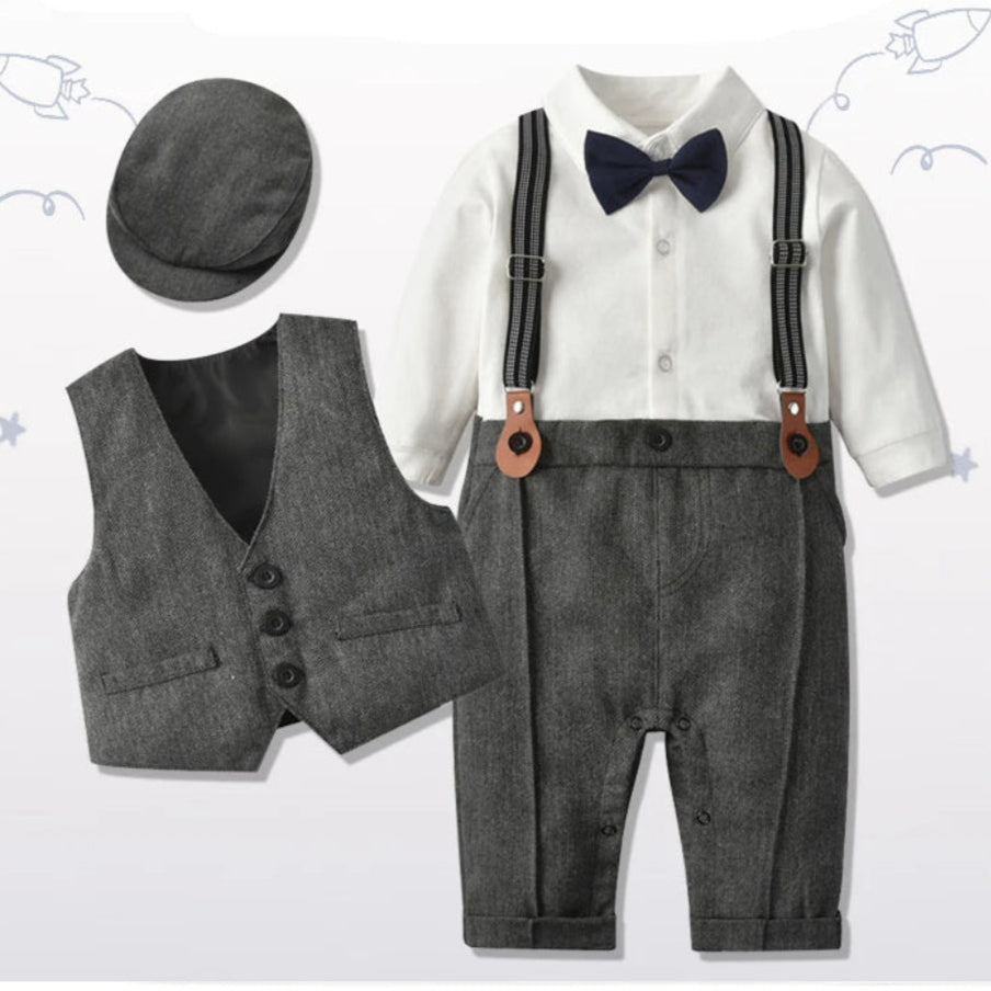 Copperfield Peaky Blinders Jongens Vintage 5-Delige Outfit Set