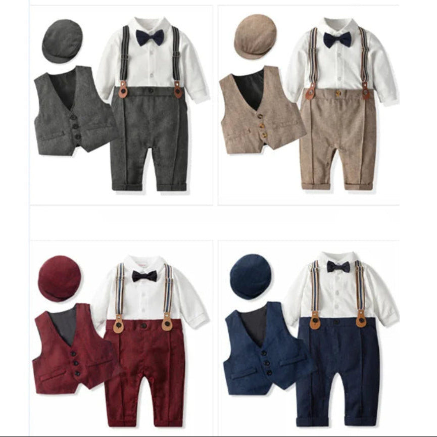 Copperfield Peaky Blinders Jongens Vintage 5-Delige Outfit Set