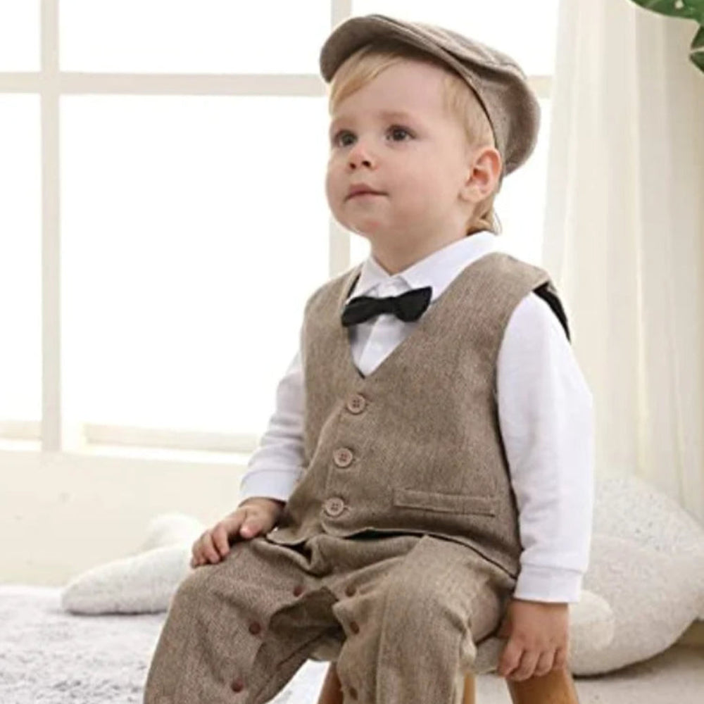 Copperfield Peaky Blinders Jongens Vintage 5-Delige Outfit Set