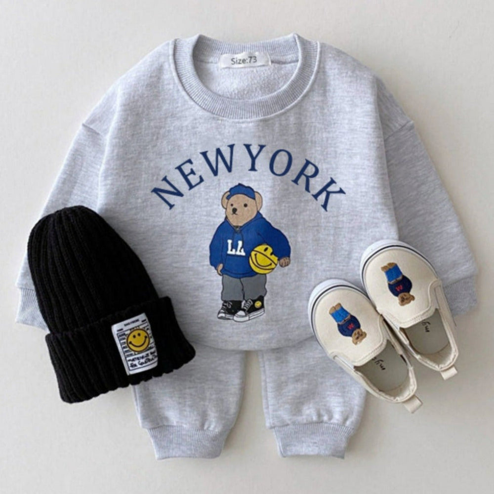 2-delige top & broek Big City-set – Comfortabel, schattig en perfect voor dagelijkse avonturen