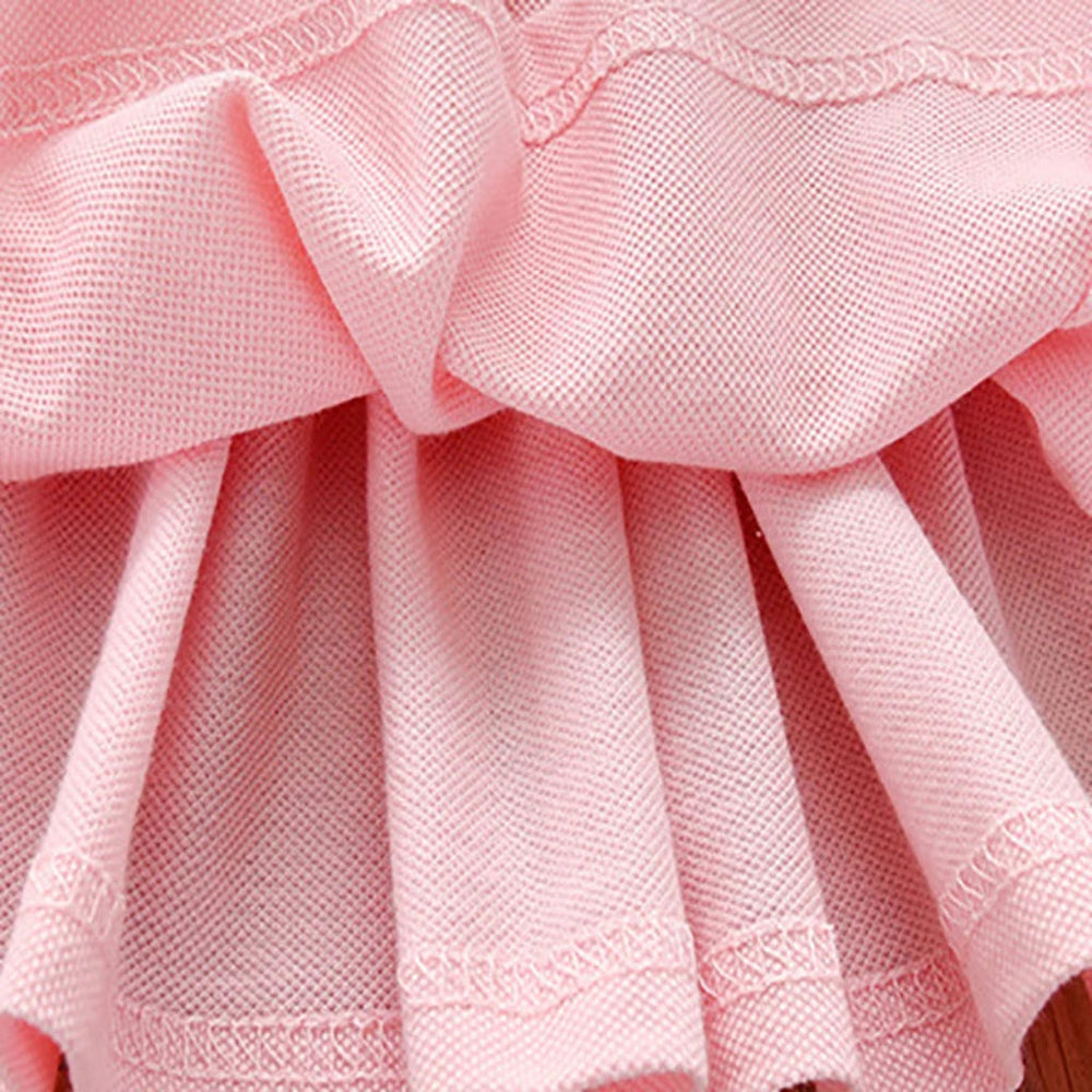 Pink Maven Meisjes Polo Jurk – Tijdloze Elegantie in Roze