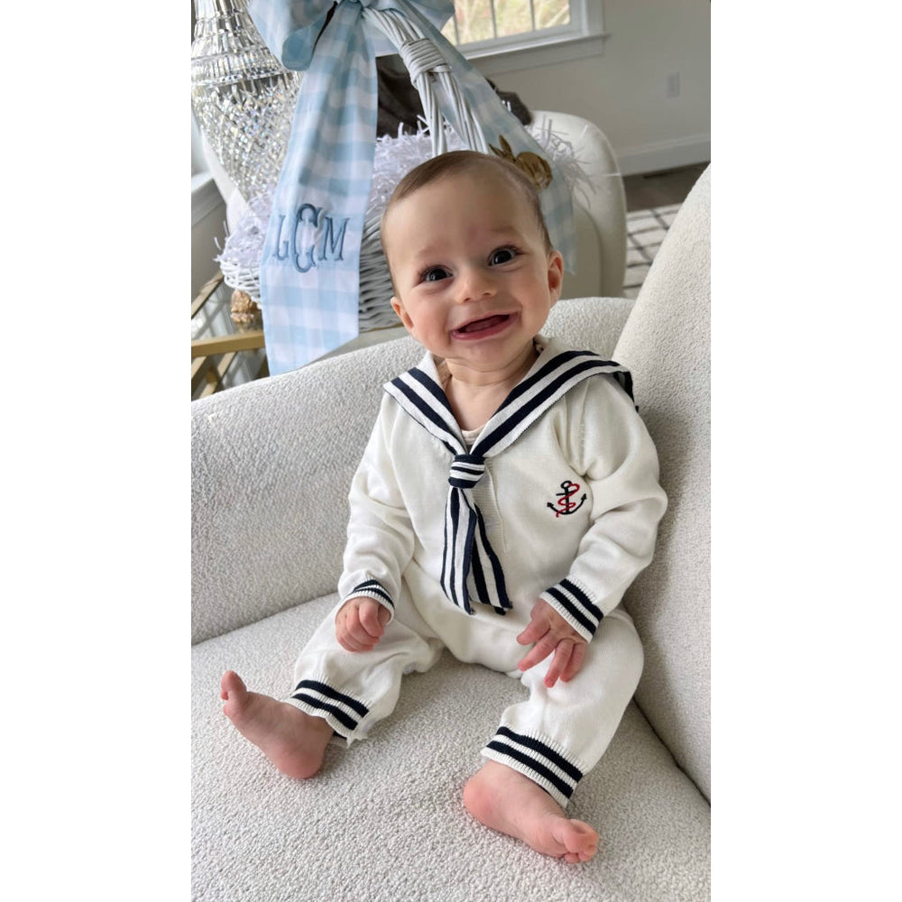 Sailor Baby & Peuter Romper – Maritieme Stijl