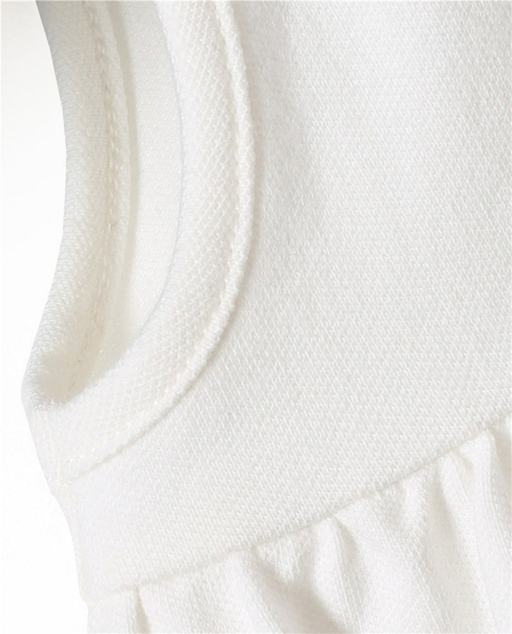 Witte Cecilia Jurk – 100% Biologisch Katoen Meisjesjurk
