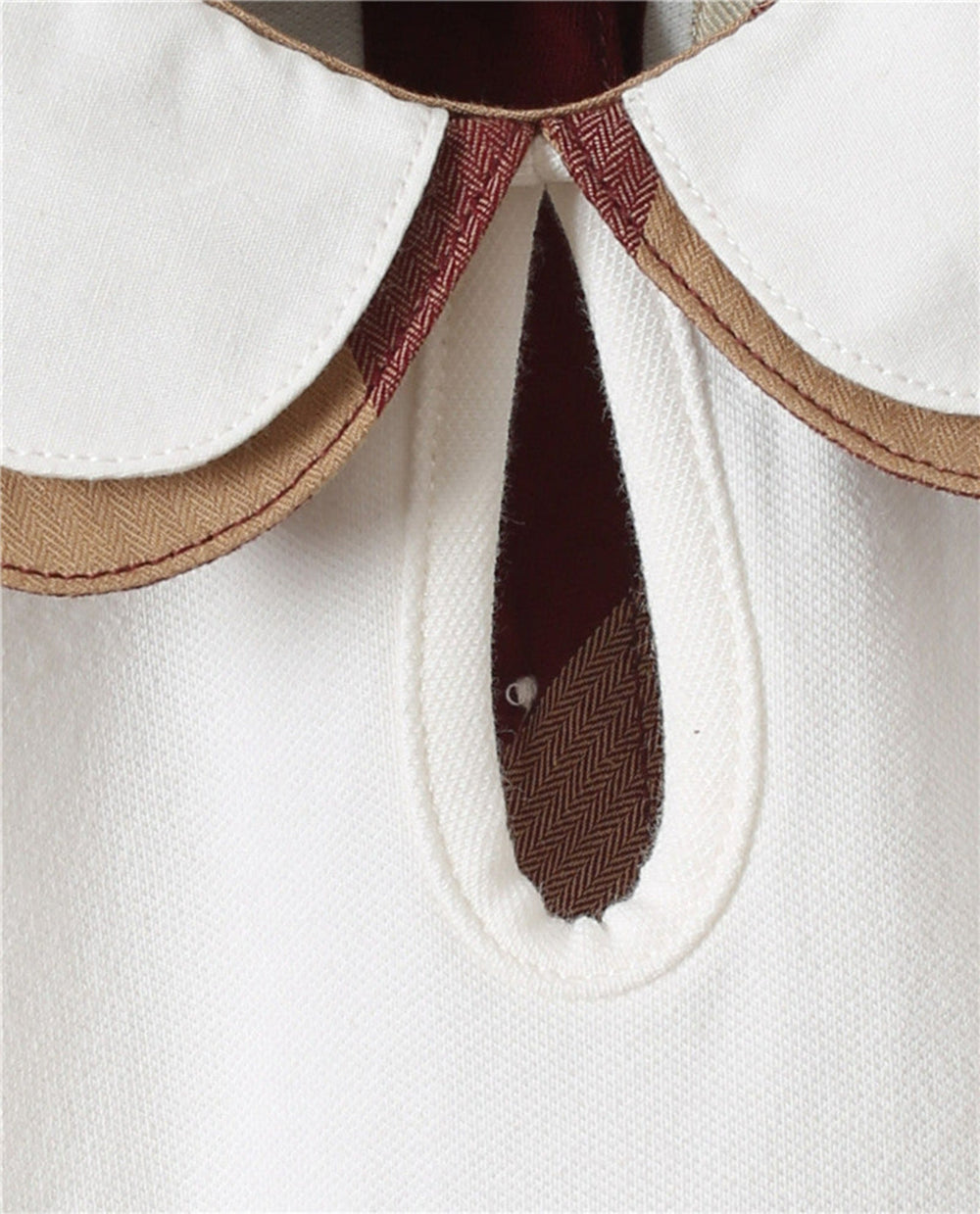 Witte Cecilia Jurk – 100% Biologisch Katoen Meisjesjurk