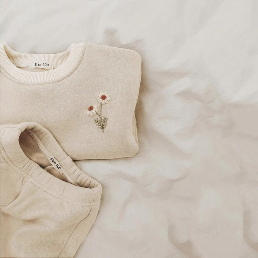 Unisex Cozy 2 Delige Set – Fleece Gevoerde Baby & Peuter Outfit