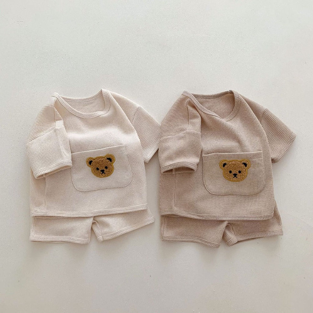 Baby & Peuter 2-Delige Soft Cotton Bear Set