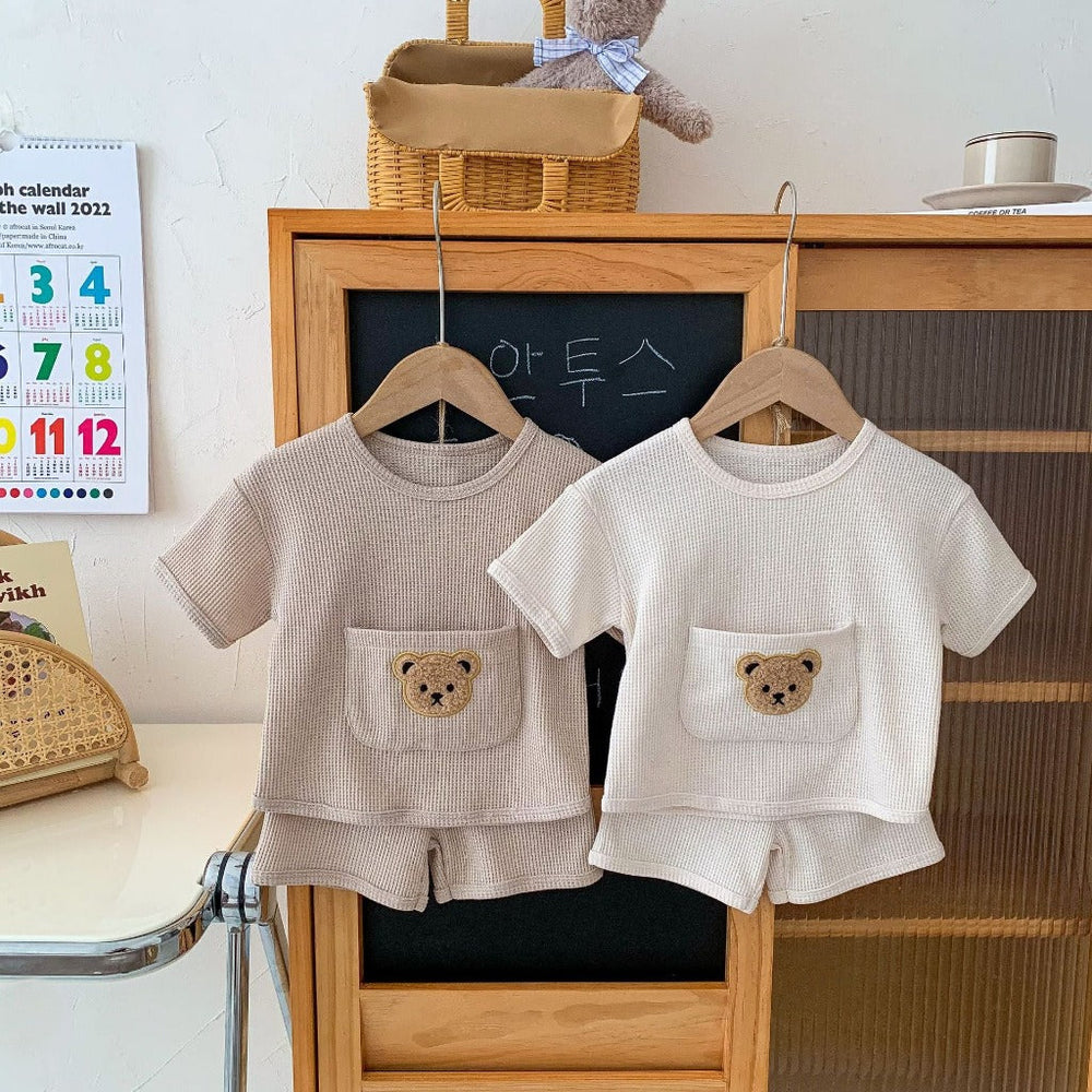 Baby & Peuter 2-Delige Soft Cotton Bear Set
