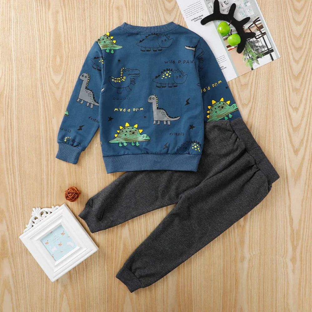 Dinosaurus Spinosaurus Jongens 2-Delige Set – Sweater & Joggingbroek