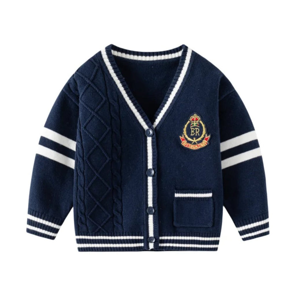 Little Charm Jongens Vest – Klassiek Gebreid Design