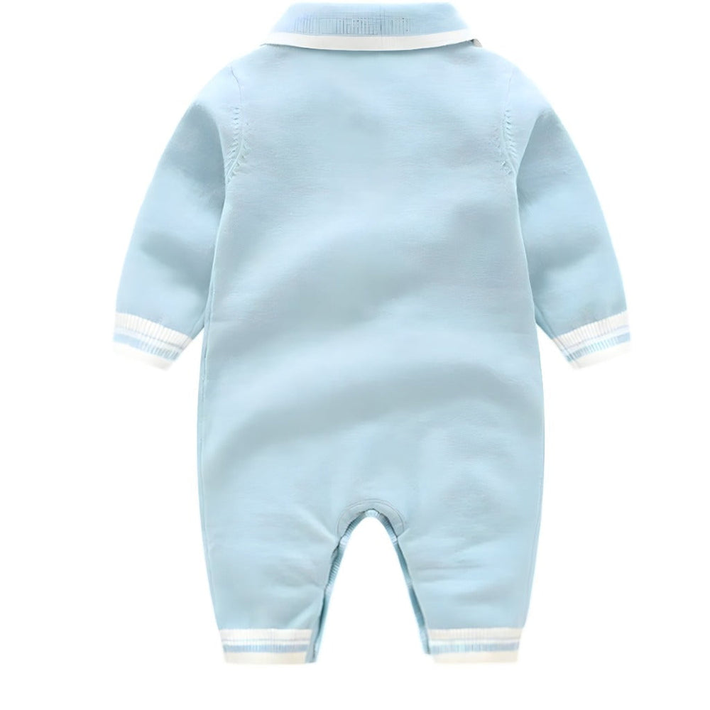 Boulder Bay Klassieke Baby Romper – 100% Katoenen Polo Jumpsuit