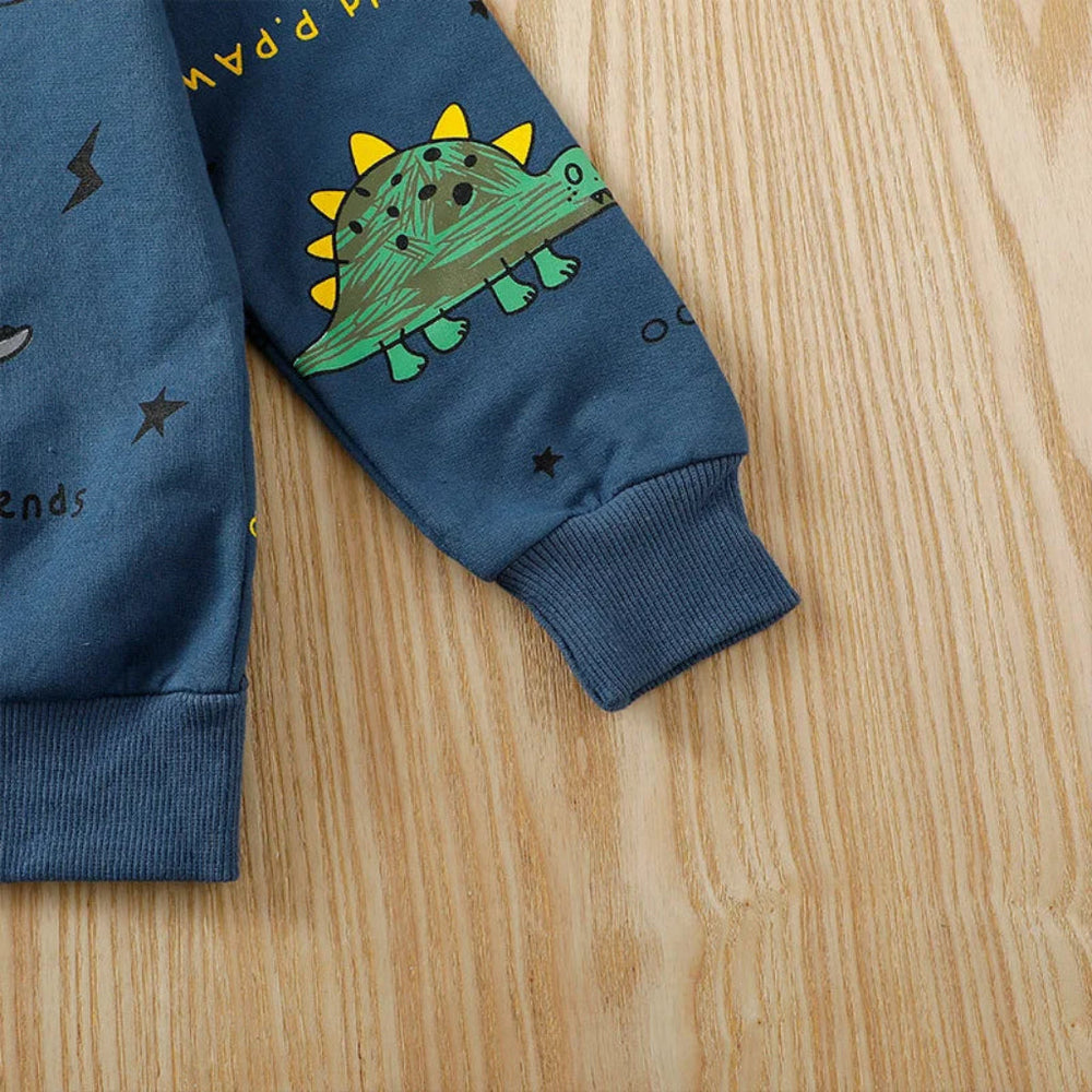 Dinosaurus Spinosaurus Jongens 2-Delige Set – Sweater & Joggingbroek