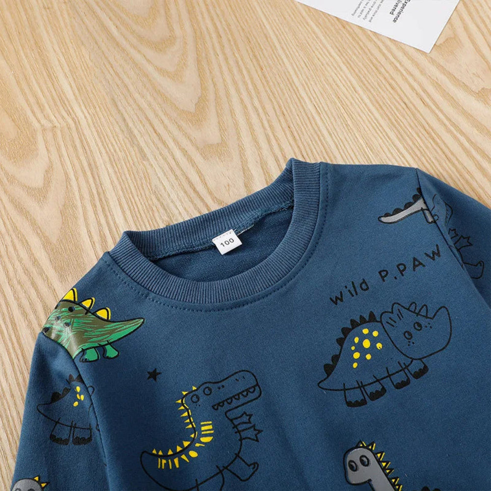 Dinosaurus Spinosaurus Jongens 2-Delige Set – Sweater & Joggingbroek