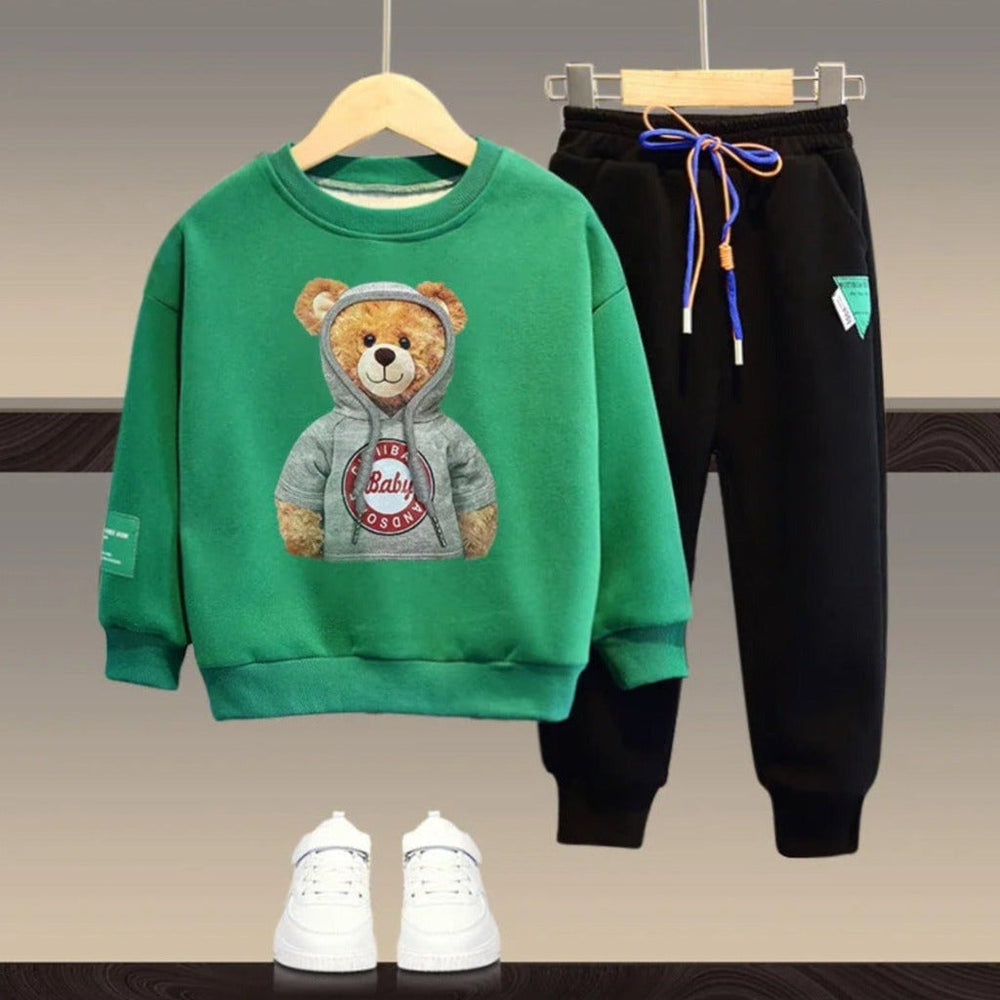 Jongens Beer Premium 2-Delige Set – Trui & Broek joggingspak