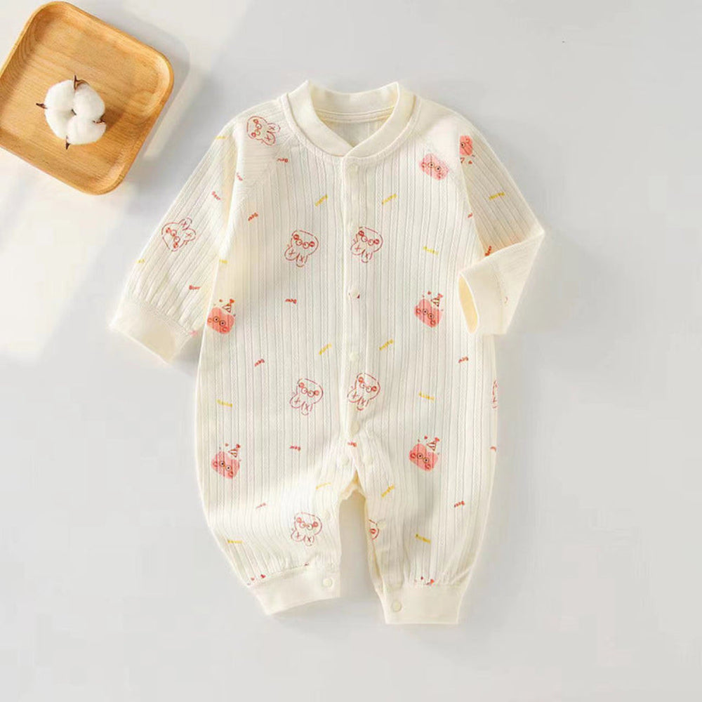 Super Zachte Baby Unisex Romper van 100% Katoen – Diverse Schattige Prints