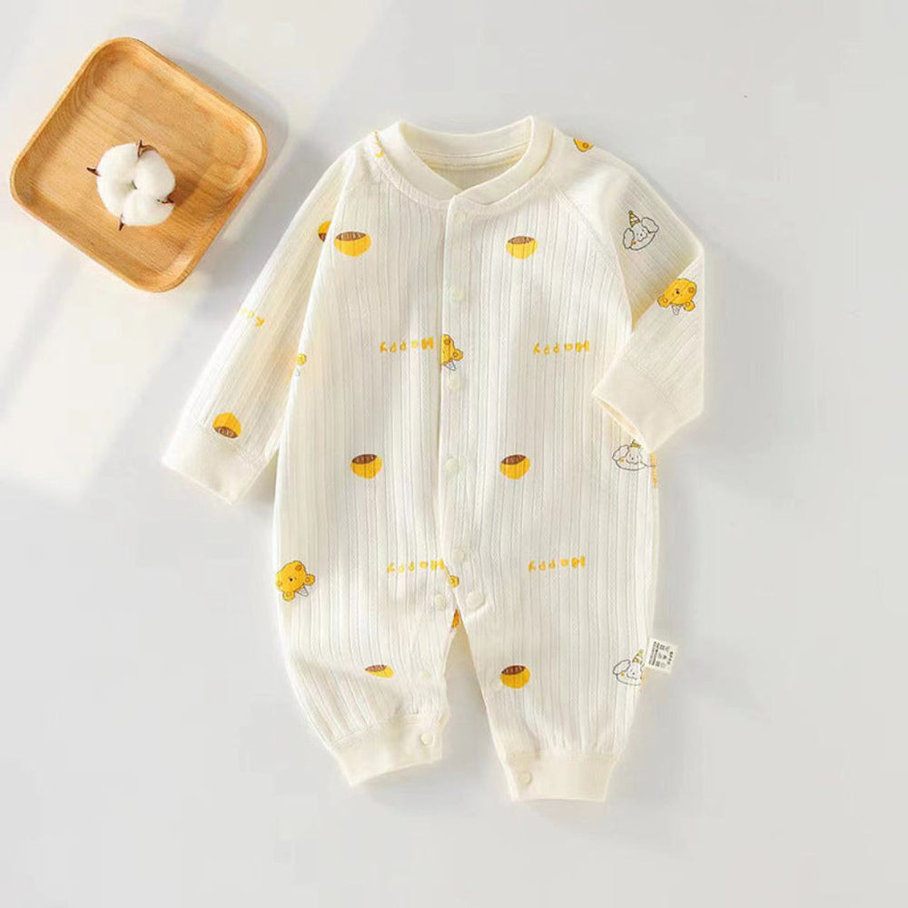 Super Zachte Baby Unisex Romper van 100% Katoen – Diverse Schattige Prints