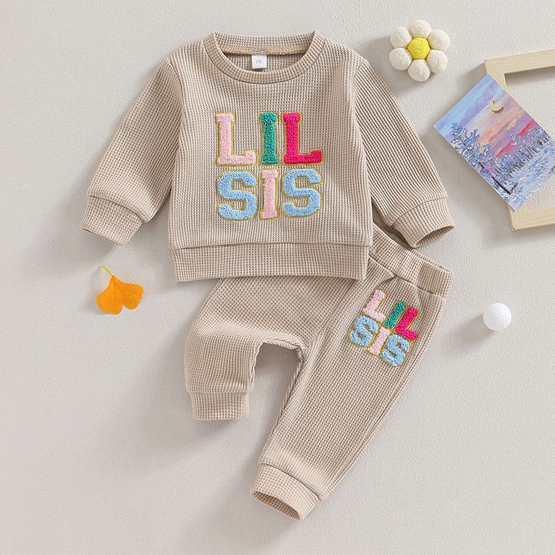 Lil Sis & Big Sis Matching Set – Beige Zussen Outfit