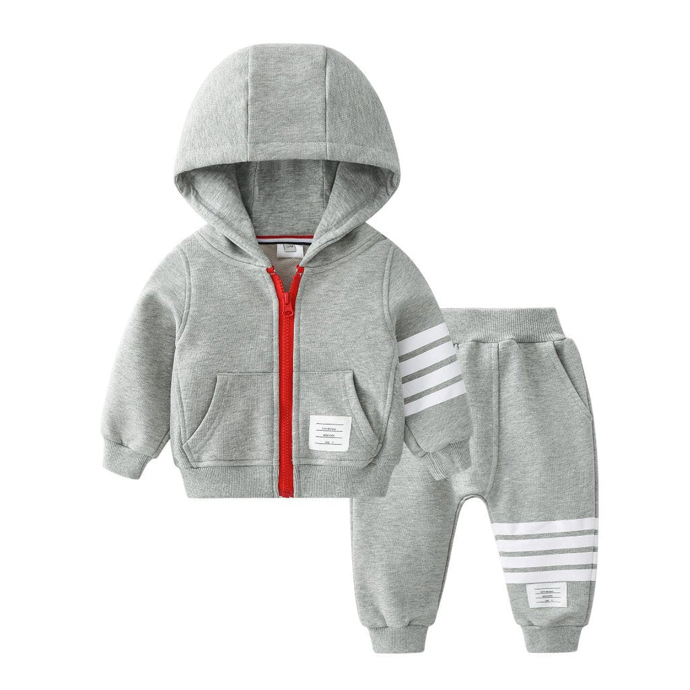 Little Boys Brooklyn 2-Delige Set – Hoodie met Rits & Joggingbroek