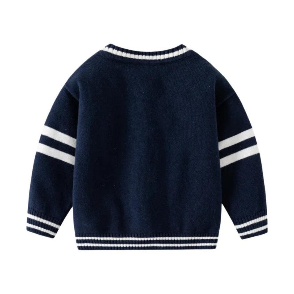 Little Charm Jongens Vest – Klassiek Gebreid Design