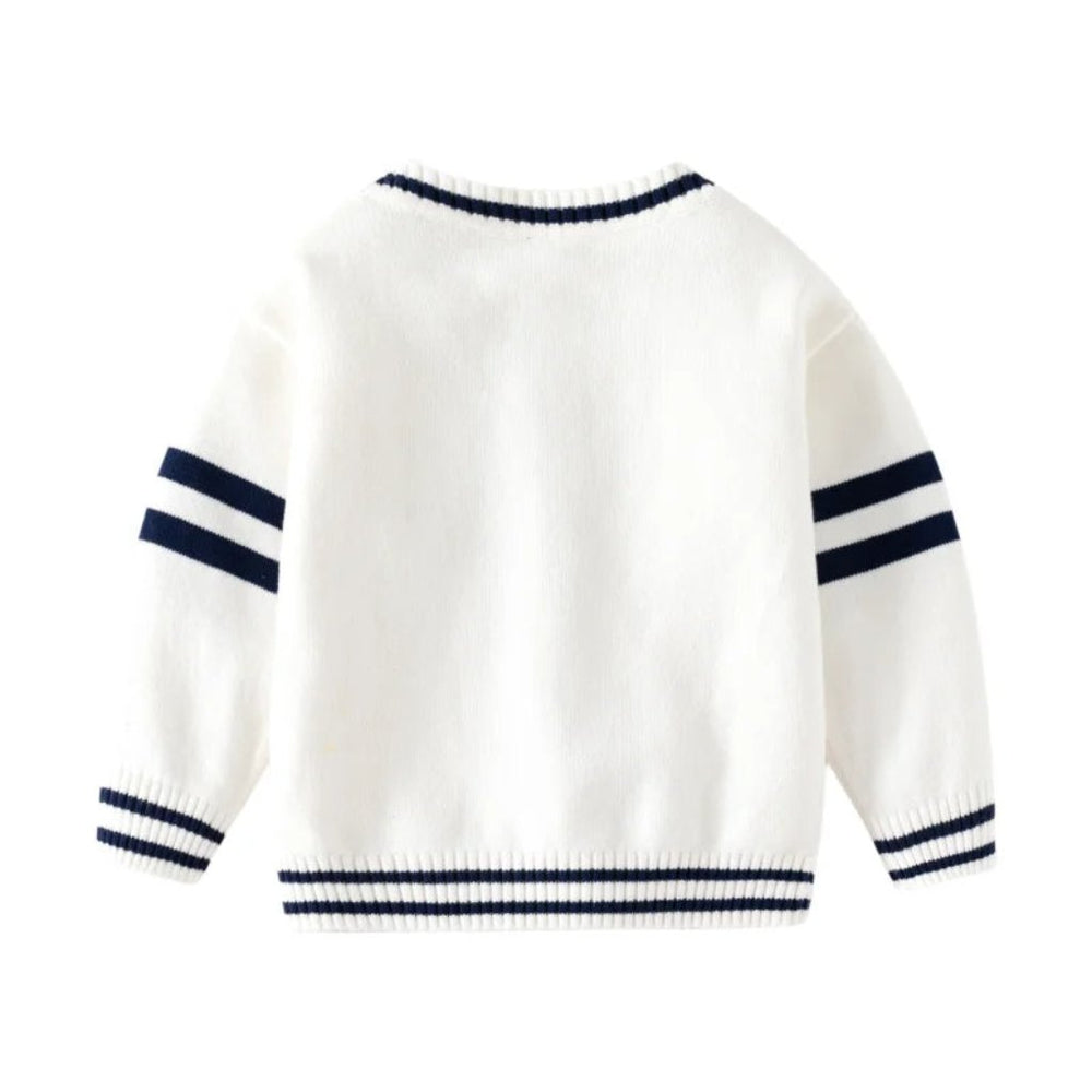 Little Charm Jongens Vest – Klassiek Gebreid Design