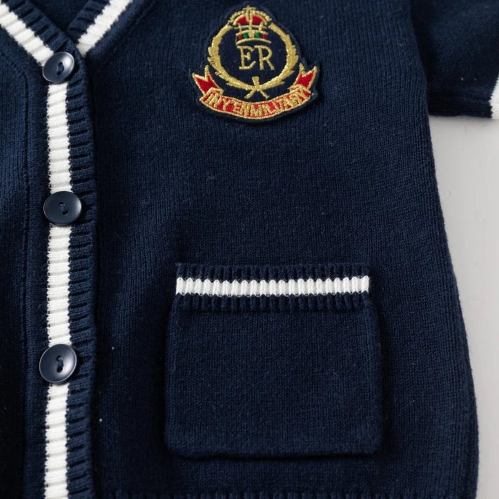 Little Charm Jongens Vest – Klassiek Gebreid Design