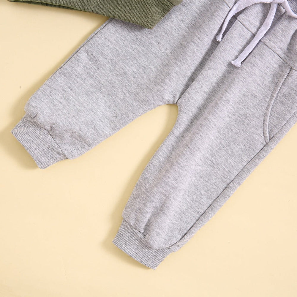 Little Dude Baby & Peuter 2-Delige Set – Comfortabele Sweater & Joggingbroek