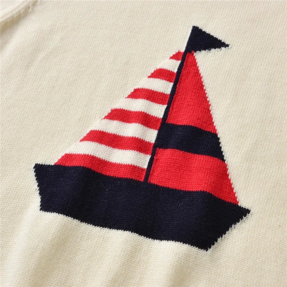 Little Sailors 2-Delige Baby & Peuter Set – Gebreid Zomer Outfit