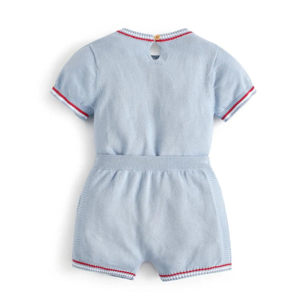 Little Sailors 2-Delige Baby & Peuter Set – Gebreid Zomer Outfit