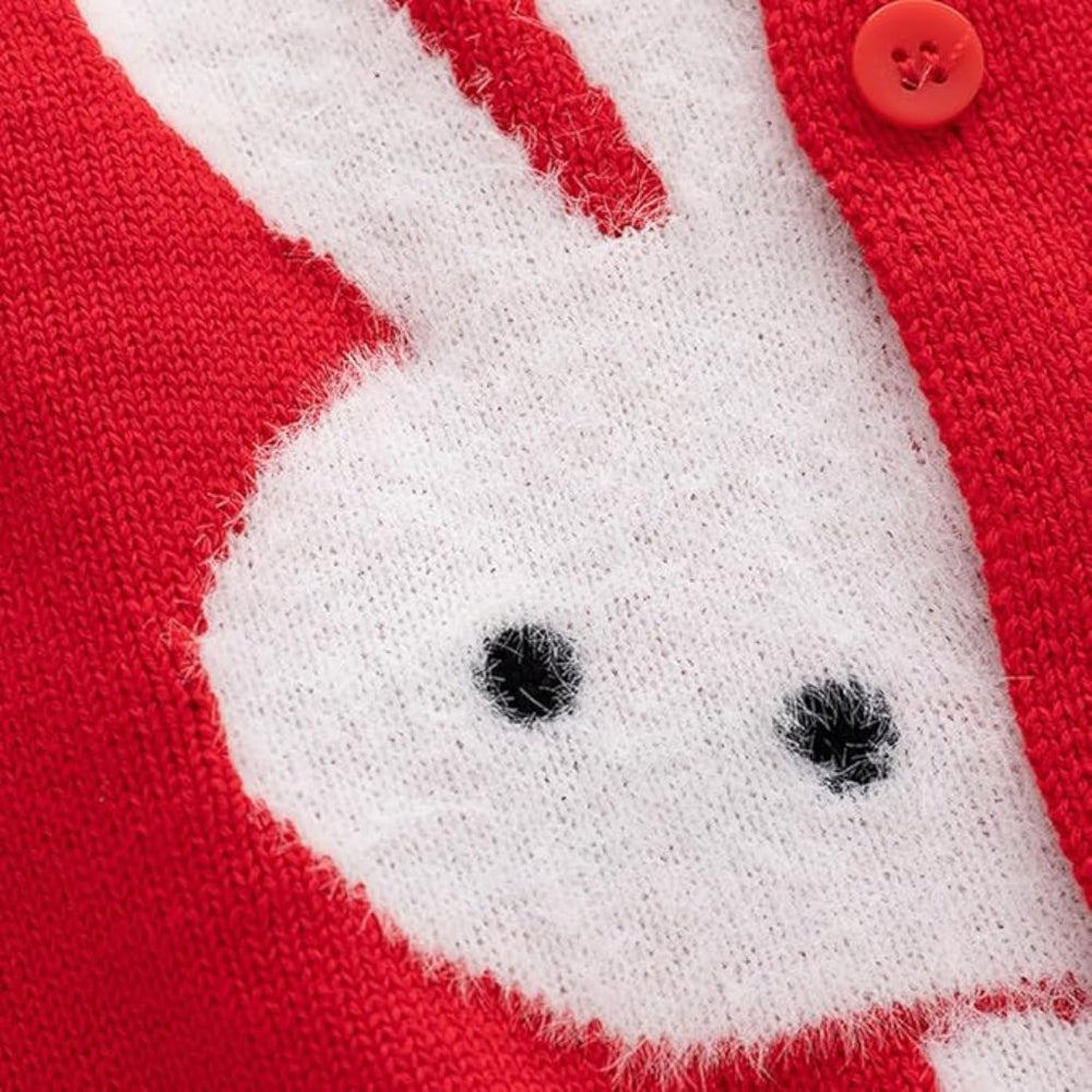 Rabbit Ears Baby Vest van 100% Gebreid Katoen