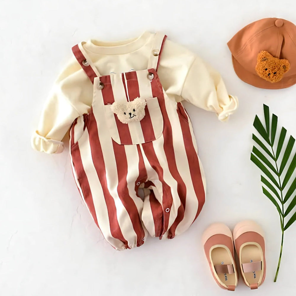 Baby & Peuter Denim Jumpsuit – Biologisch Katoen