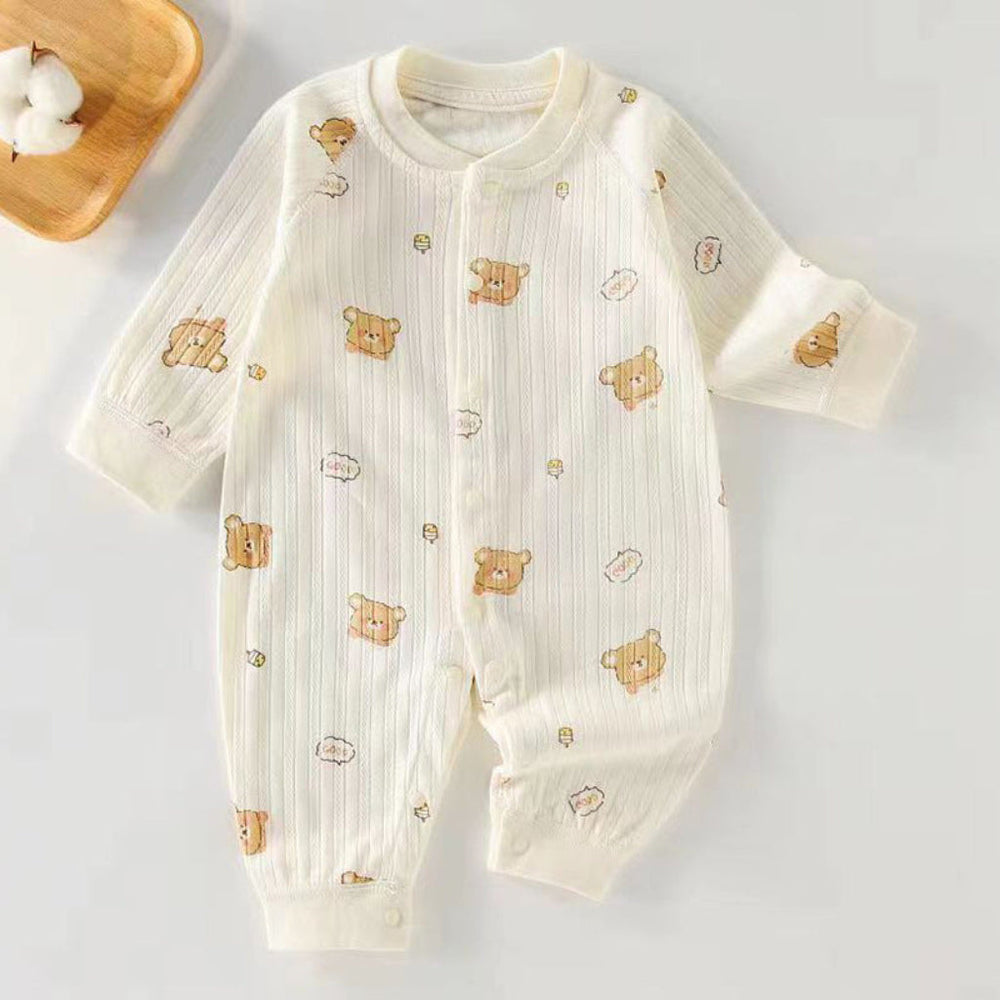 Super Zachte Baby Unisex Romper van 100% Katoen – Diverse Schattige Prints