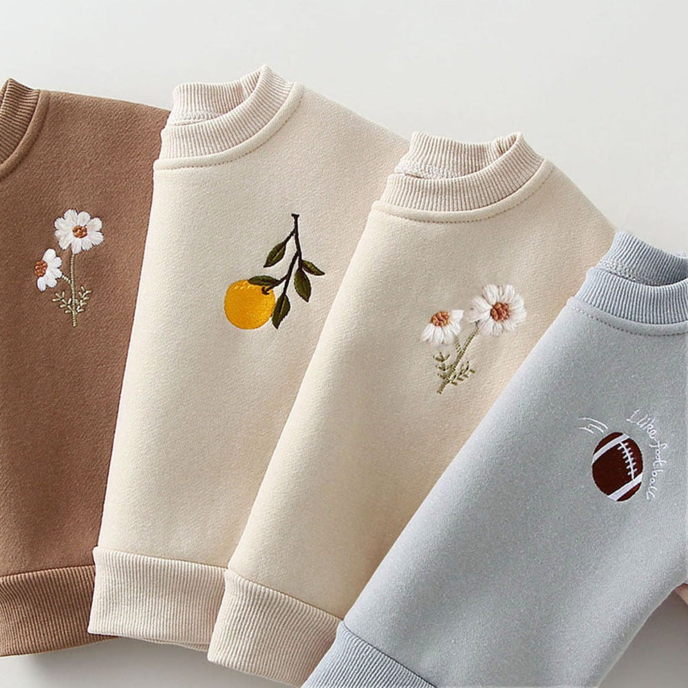 Unisex Cozy 2 Delige Set – Fleece Gevoerde Baby & Peuter Outfit
