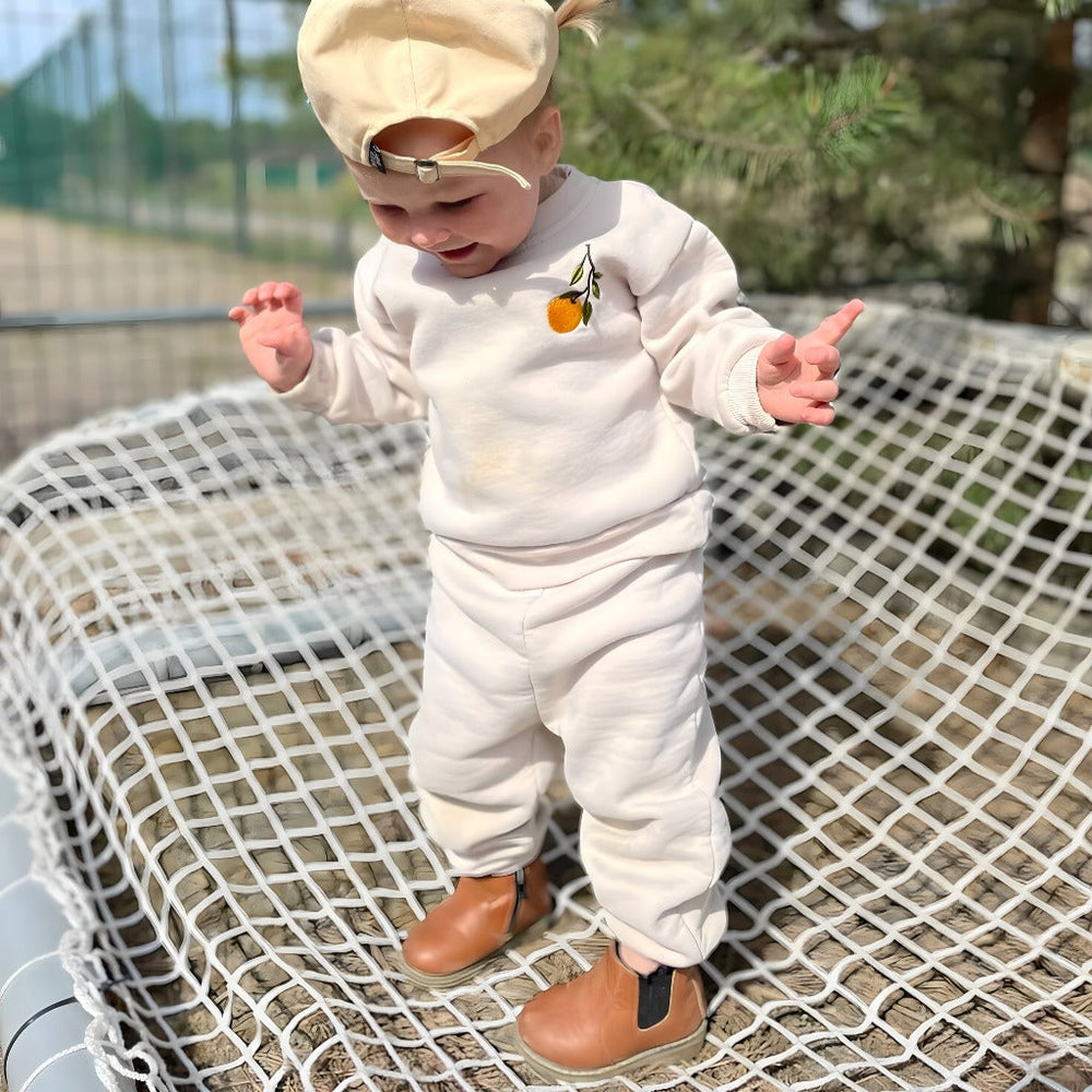 Unisex Cozy 2 Delige Set – Fleece Gevoerde Baby & Peuter Outfit