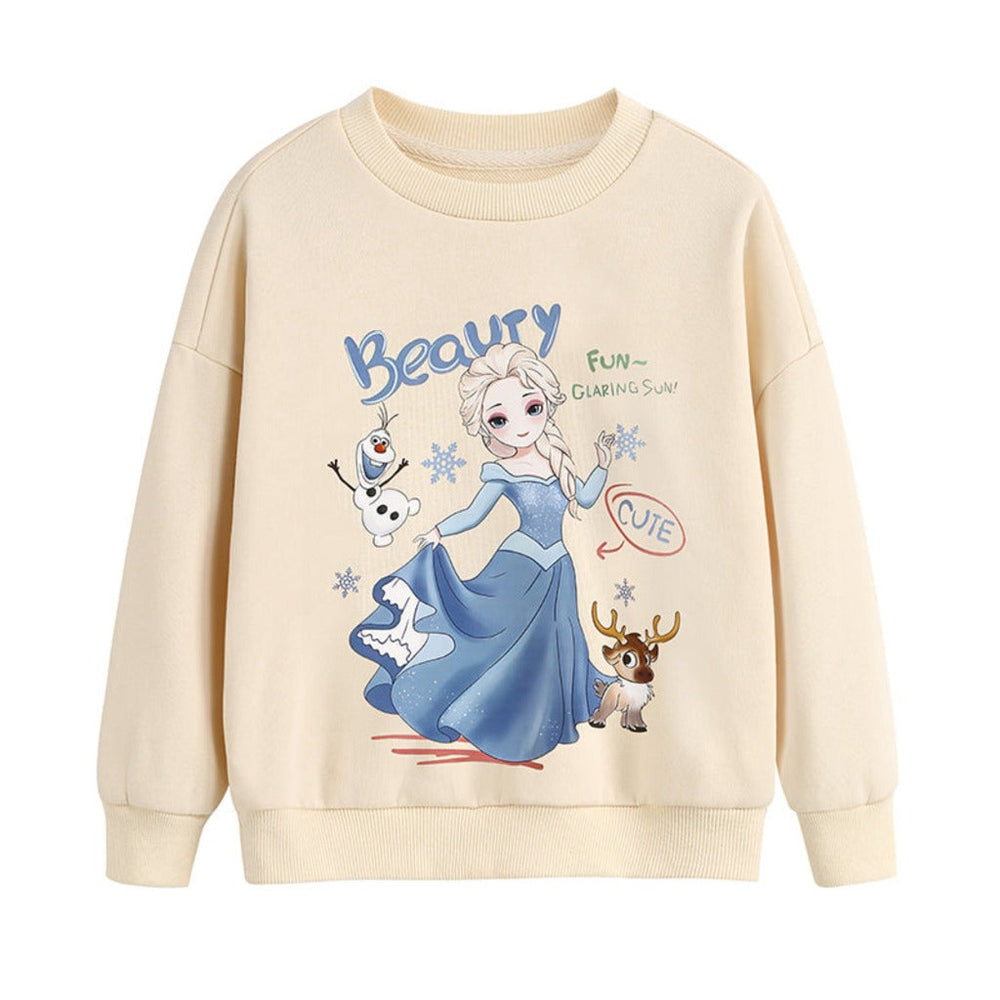Unisex Iconische Beige Sweatshirt – Zacht & Tijdloos Sweater