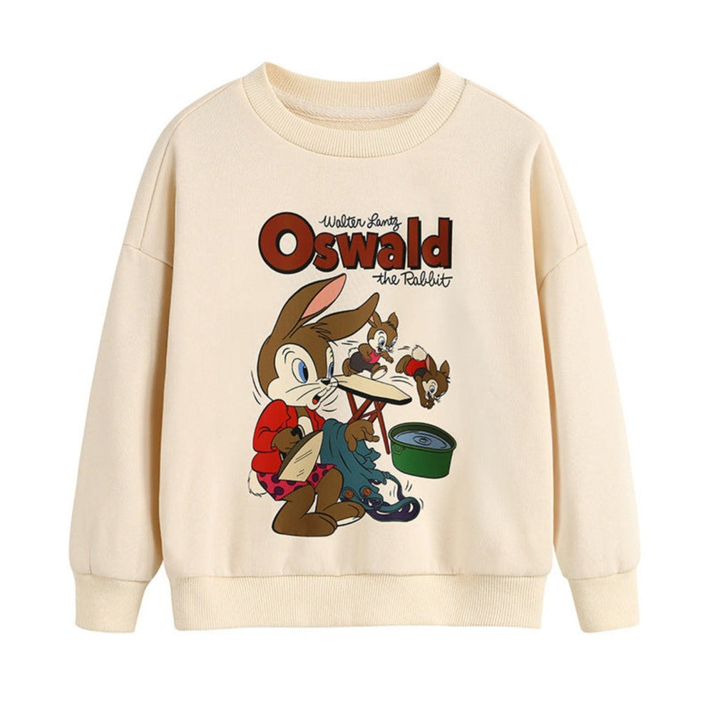 Unisex Iconische Beige Sweatshirt – Zacht & Tijdloos Sweater